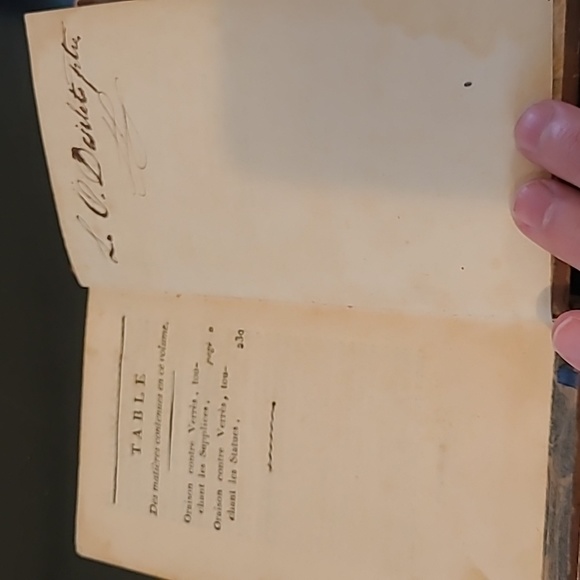 French from Latin. Oraisons Choisies tome 2 1806 - Picture 4 of 6